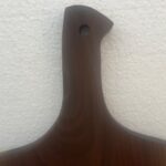 Custom wood handle that looks like an eagle.