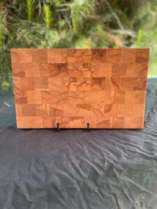 Small maple and beech butcher block no juice groove
