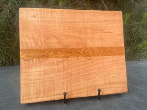 cutting board, maple, white wenge