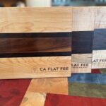 Custom made cutting boards for Jonathan Rodriguez, owner of CA Flat Fee in Arcadia Californa.