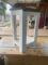 Custom wood nightstand.