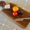 Custom made walnut cutting Board for Merri Jill MJ, owner of HUTDogs.