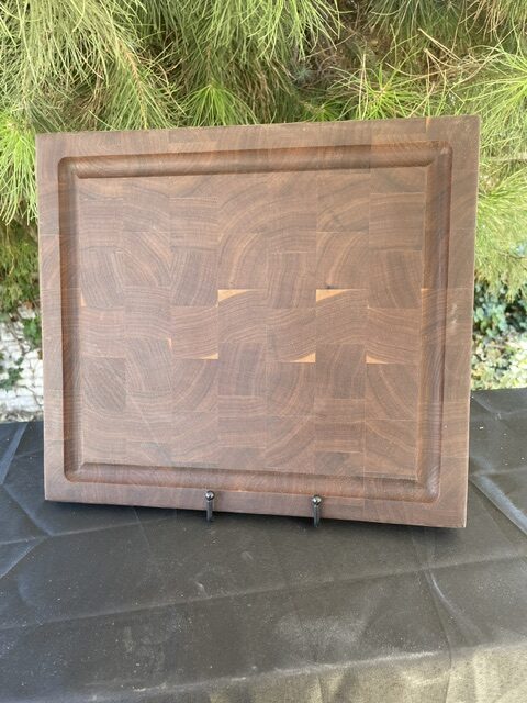 Black walnut, end grain, butcher block